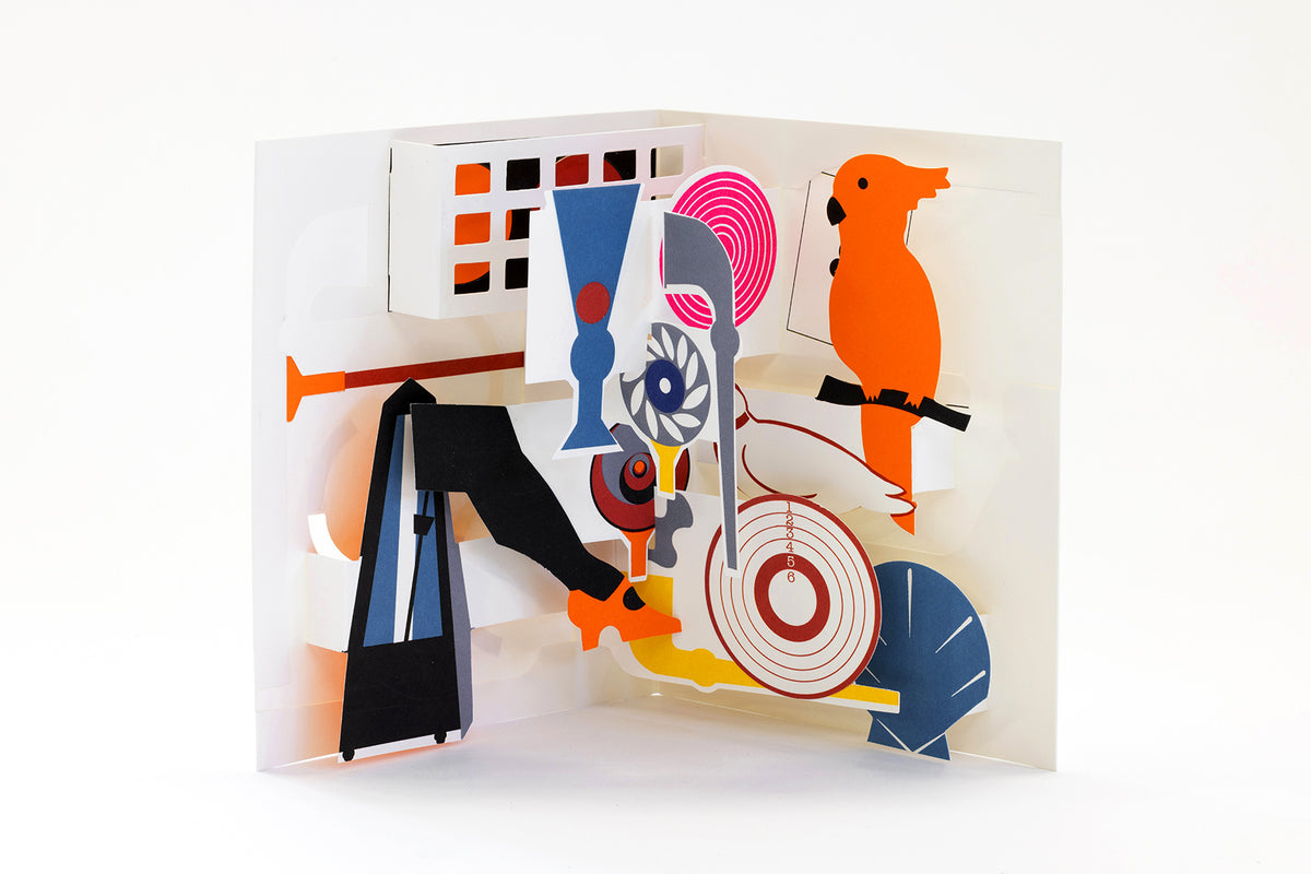 Gérard Lo Monaco - Surrealist Pop Up Card - Attraction Magnétique