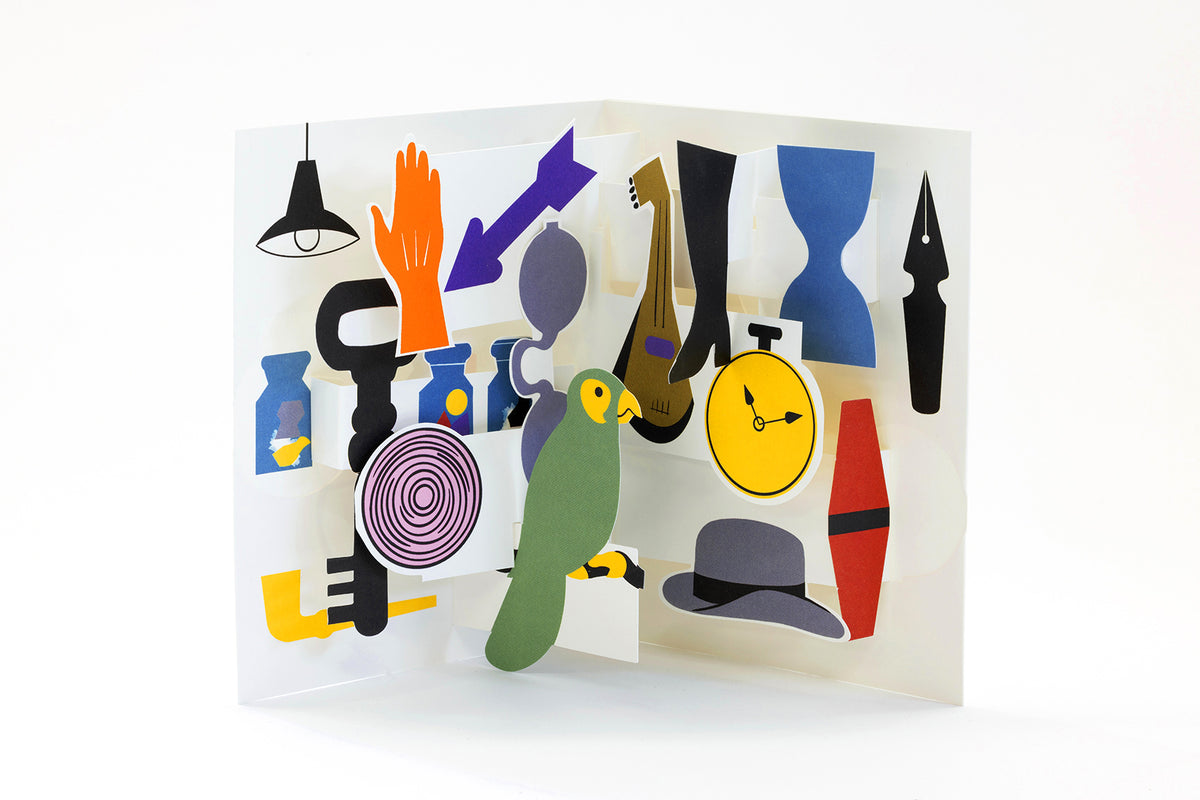 Gérard Lo Monaco - Surrealist Pop Up Card - Objets trouvés