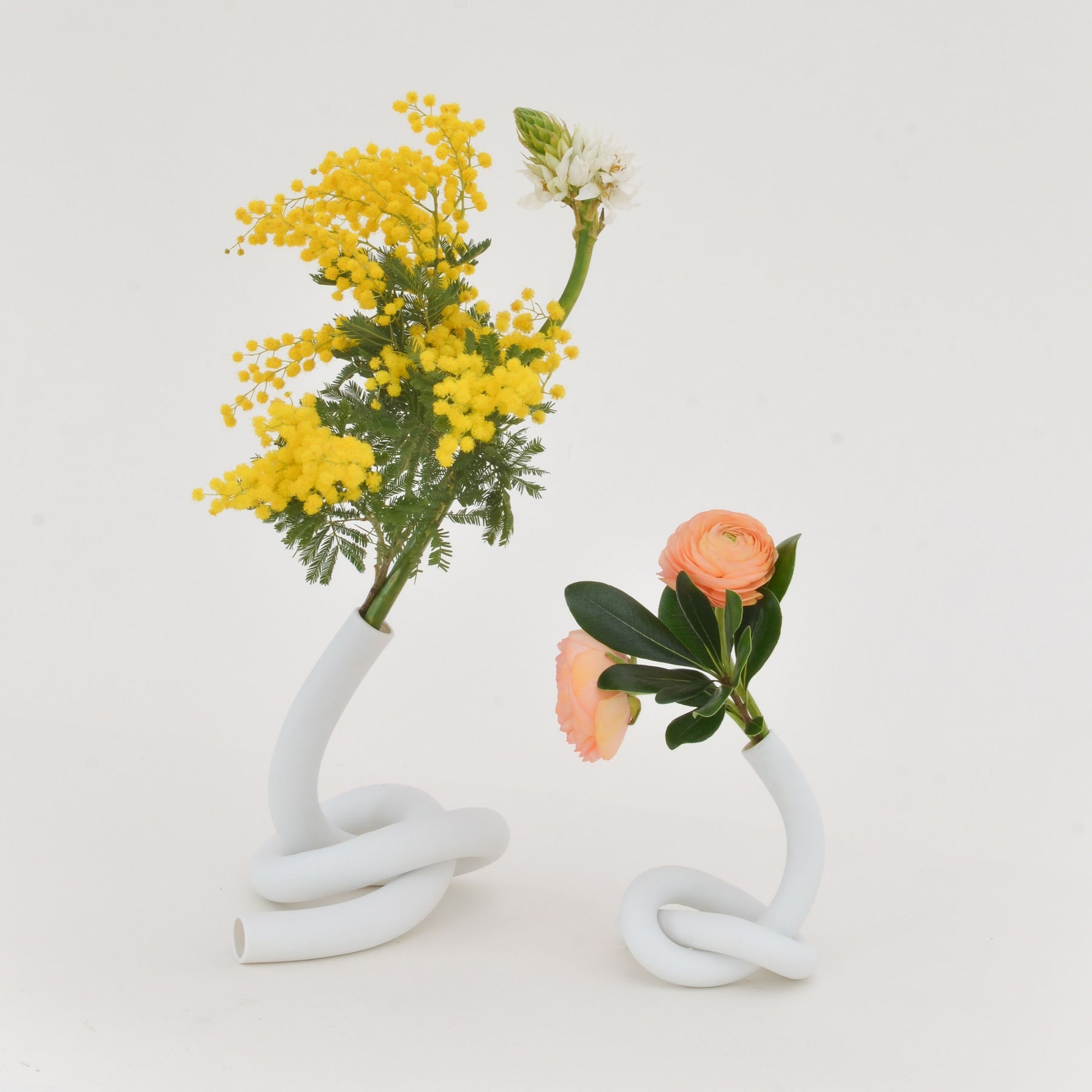 Main group shot of Musubu Vase Small and Large
