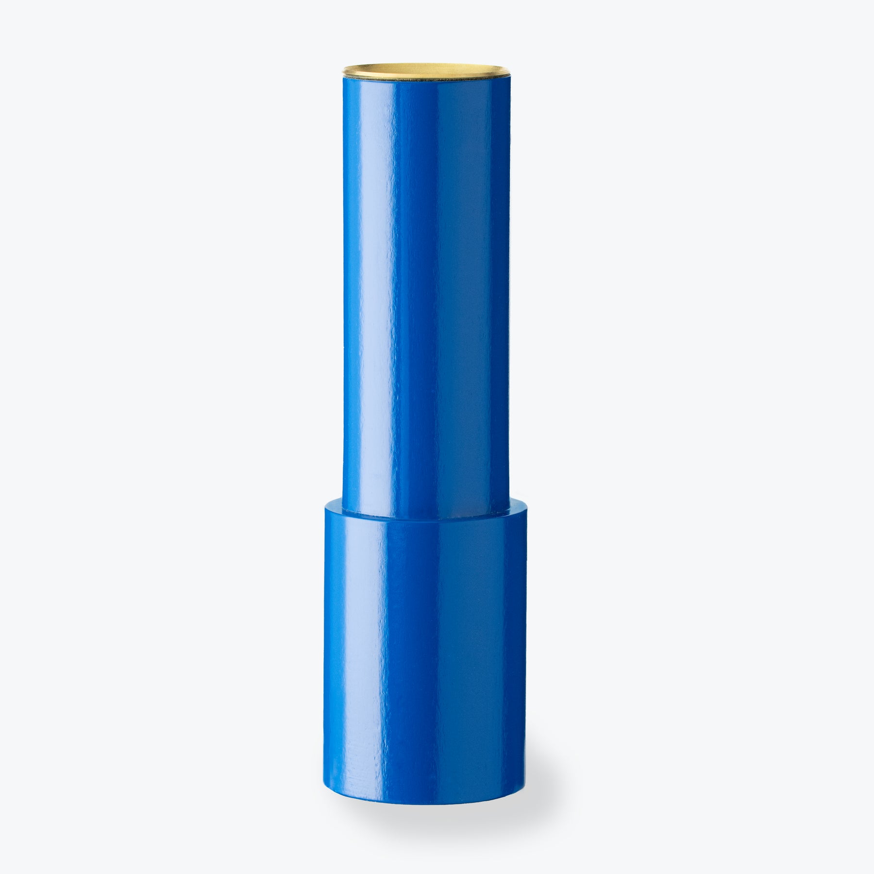 Product photo blue candlestick