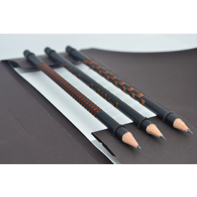Tat-Tat, Ornamental Pencil Set of 3, closeup