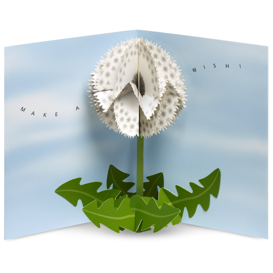 IC Design  Peter Dahmen - Dandelion Wishes Pop Up Card