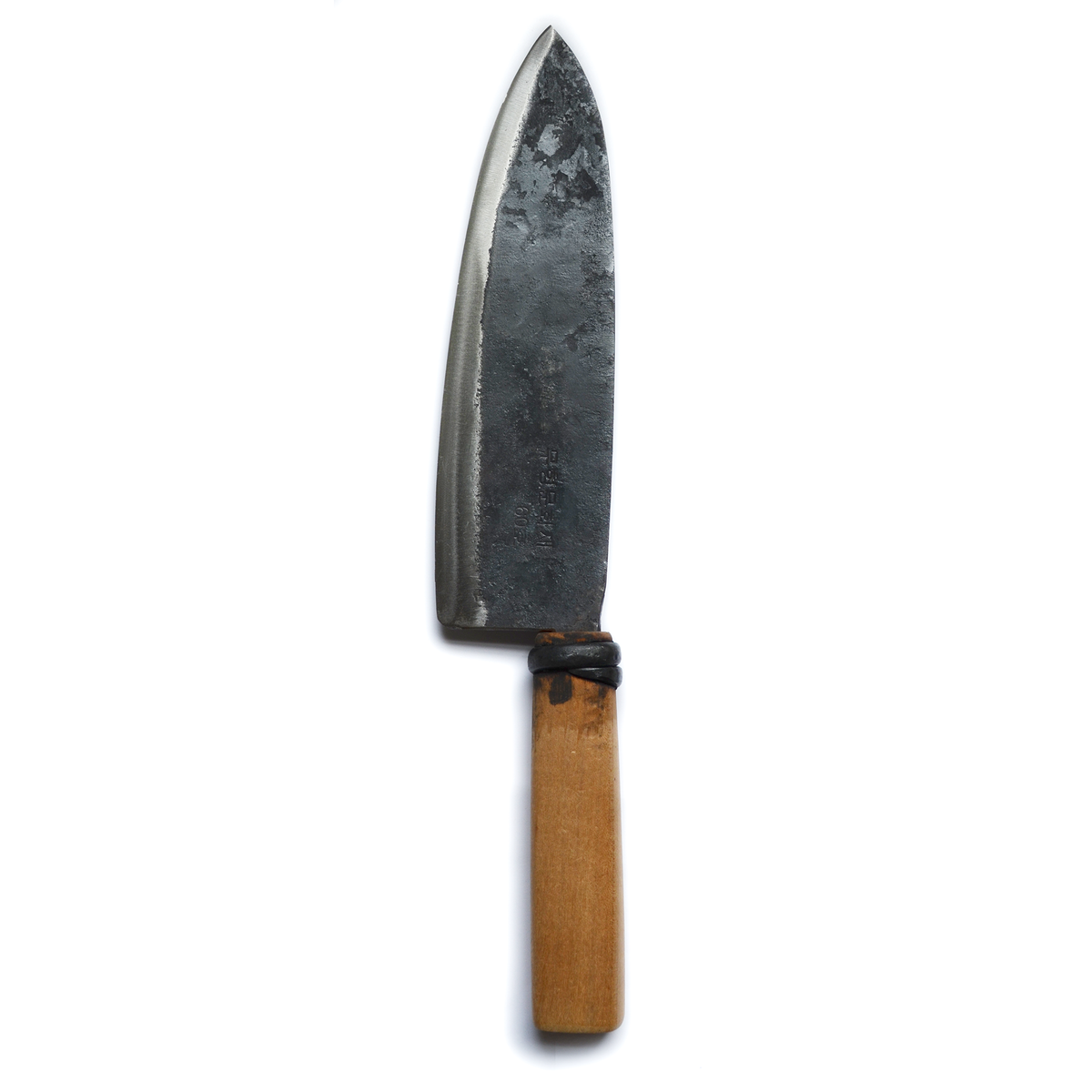 #62 Rustic Kitchen Knife, medium, product photo on white square background