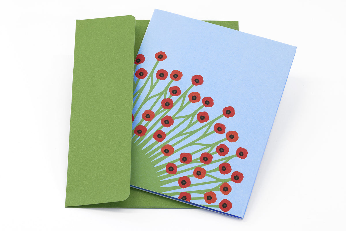 Peter Dahmen - Blooming Poppies Pop Up Card