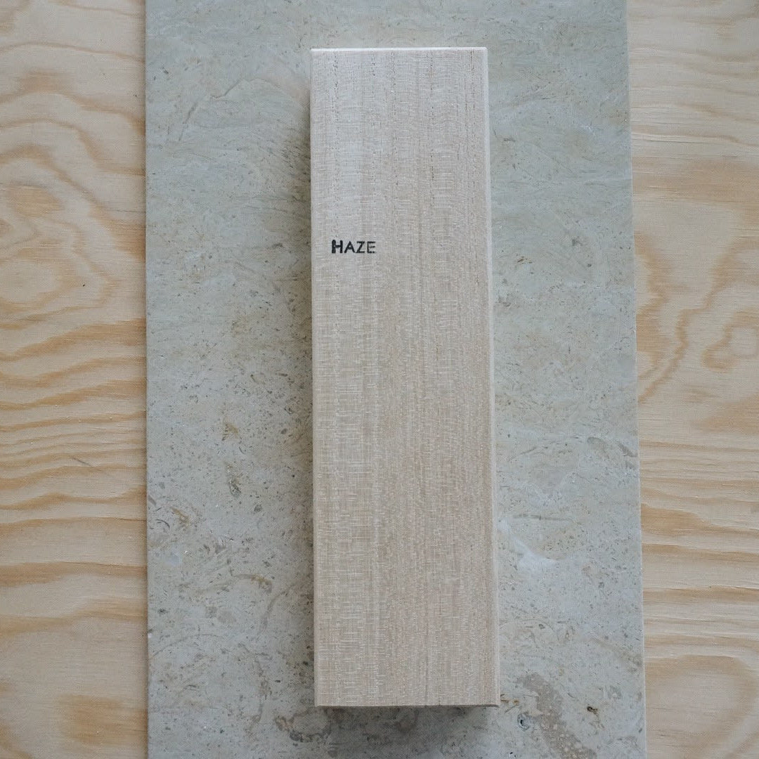 Traditional Japanese Candle Gift Set of Three Multi-Colored in Wooden Box