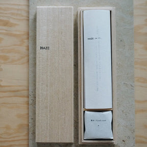 Traditional Japanese Candle Gift Set of Three Multi-Colored in Wooden Box