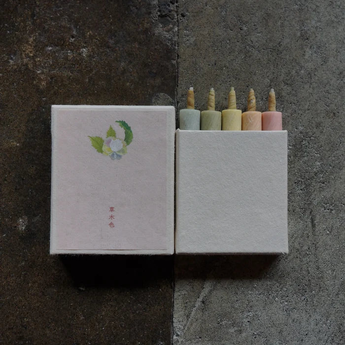 Traditional Japanese Candle Set of Five