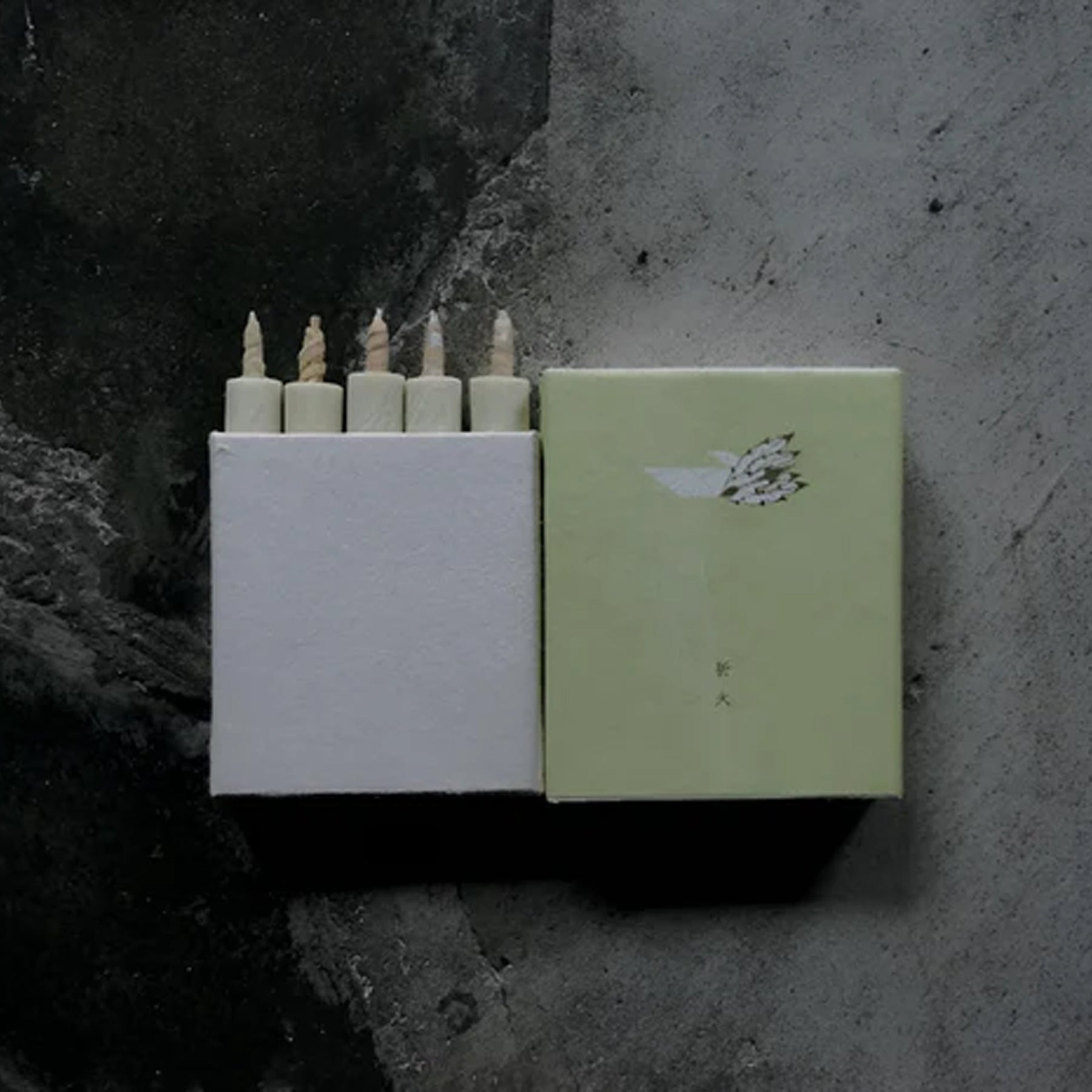 Traditional Japanese Candle Set of Five