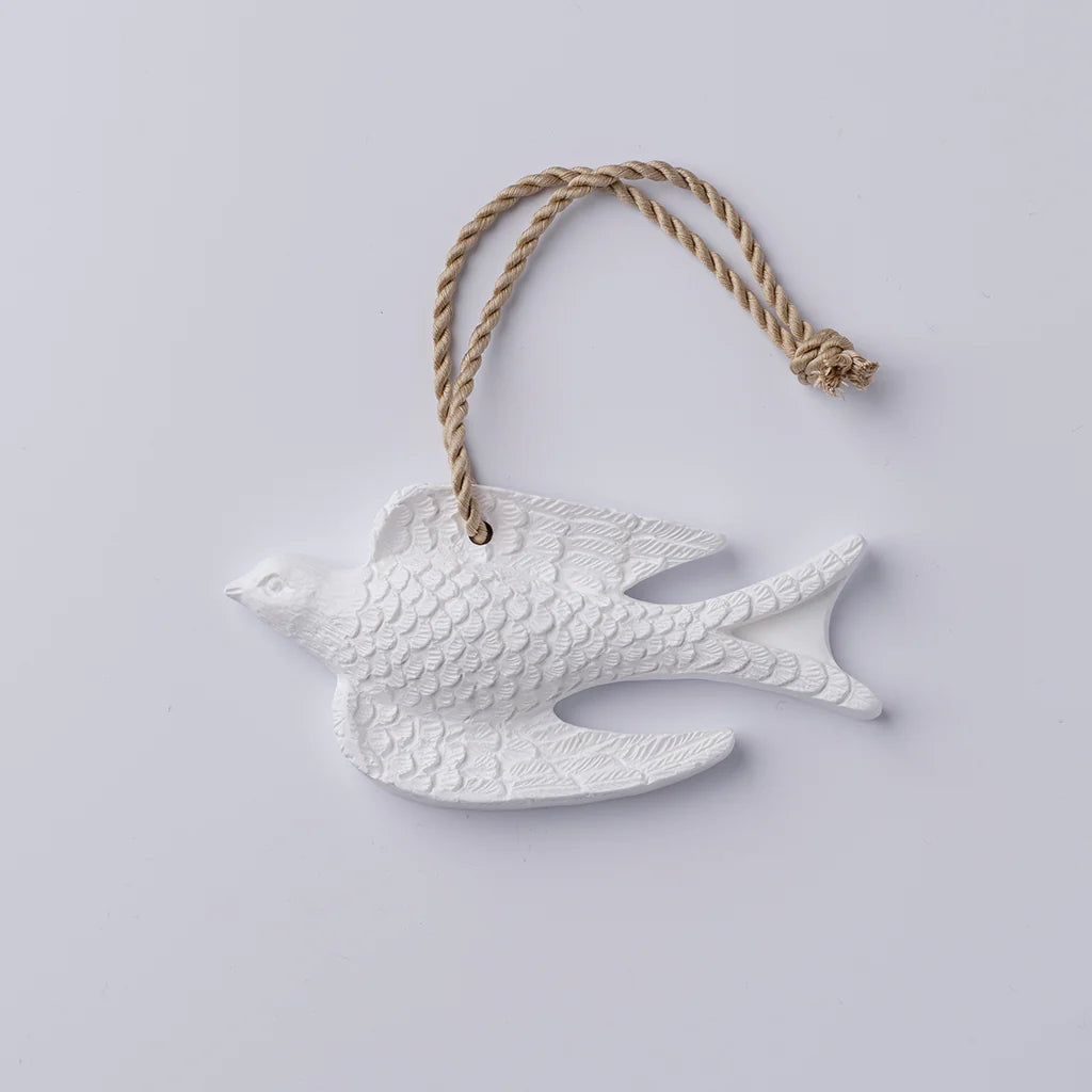 Plaster Hanging Aroma Ornament - Swallow