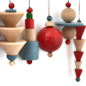 AMEICO Classics, Bauhaus-era Christmas Ornaments, 